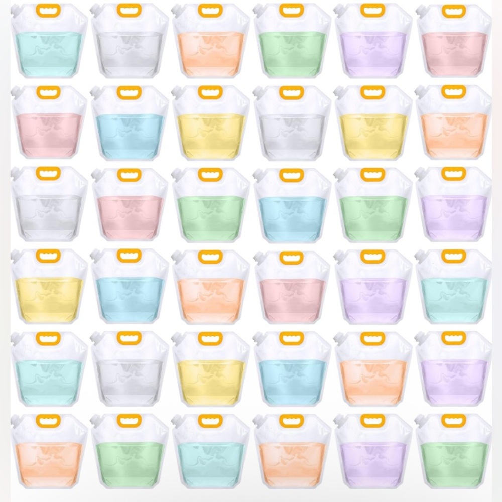 36pcs 1.3Gallon Collapsible Water Storage Bags